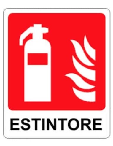 Fire extinguisher sign