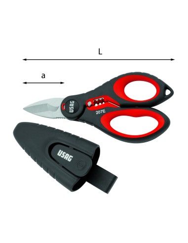 Professional electrician's scissors