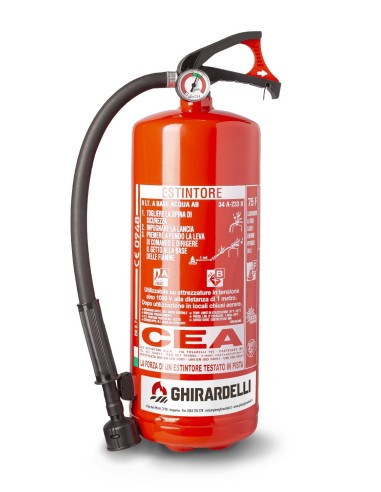 6-liter water fire extinguisher
