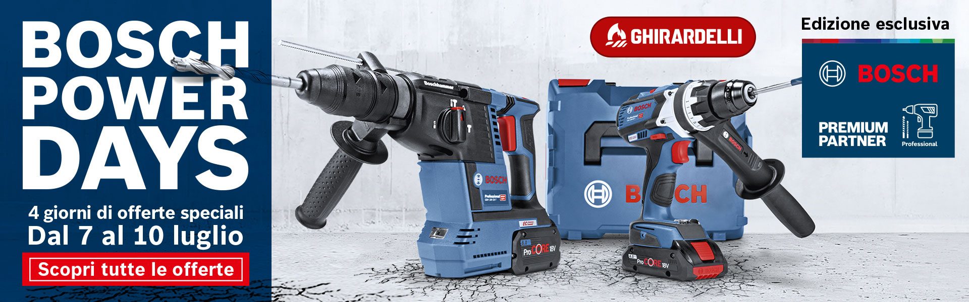 Bosch Power Days banner